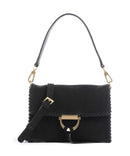 Abro Suede Temi Stitch Olkalaukku black/gold