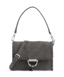 Abro Suede Temi Stitch Olkalaukku grey