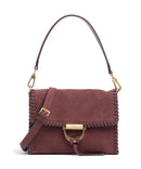 Abro Suede Temi Stitch Olkalaukku bordeaux