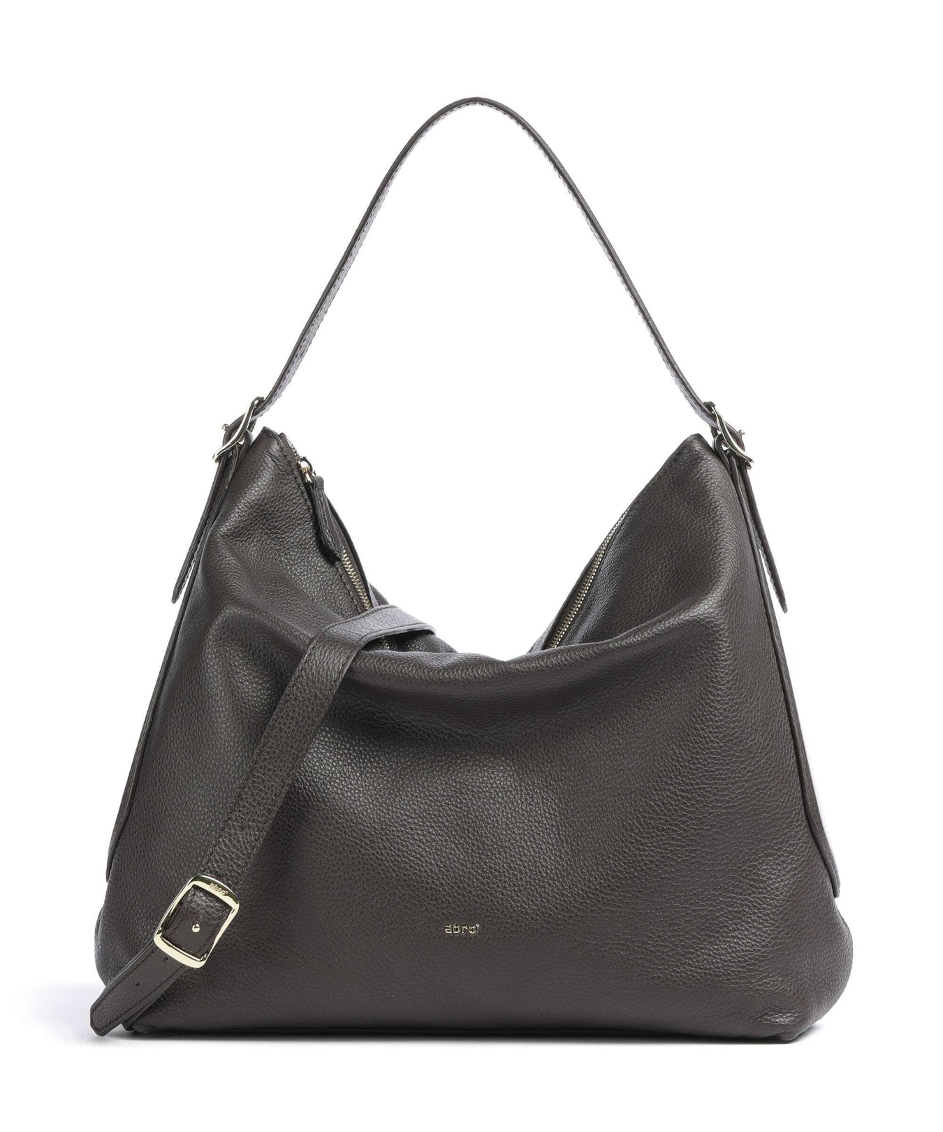 Abro Agave Carina Hobo bag dark brown