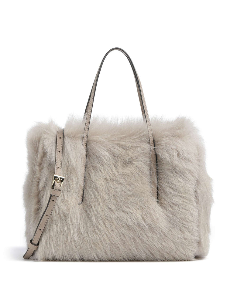 Abro Shearling Noelle Handbag siena