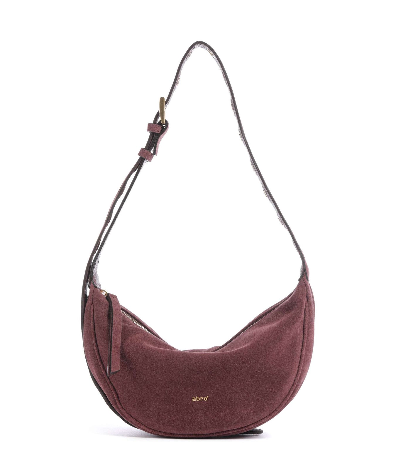 Abro Suede By My Side Small Shoulder bag bordeaux