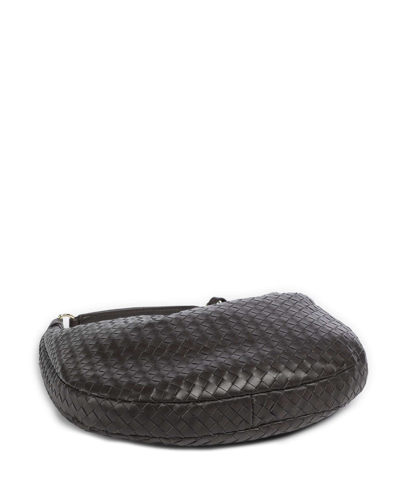 Abro Piuma Nana Small Hobo bag dark brown