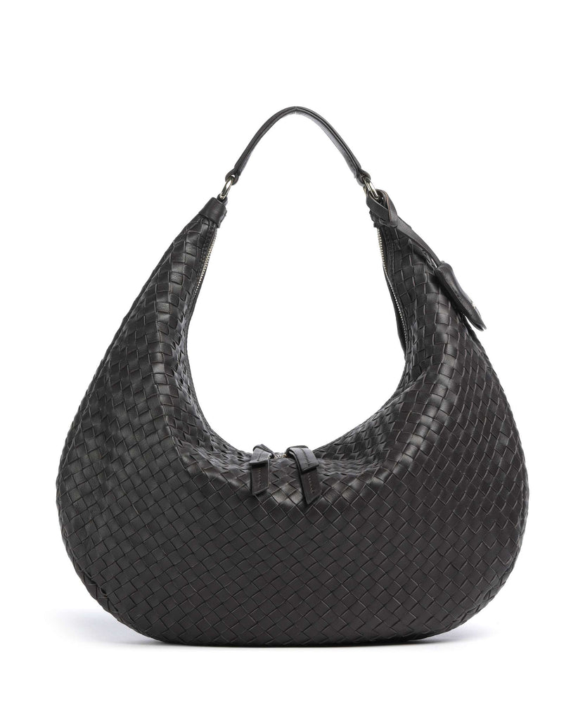 Abro Piuma Nana Hobo bag dark brown