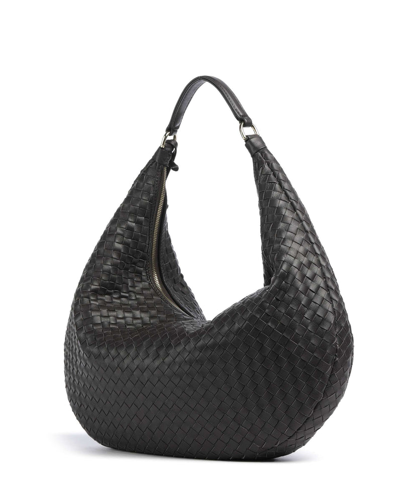 Abro Piuma Nana Hobo bag dark brown