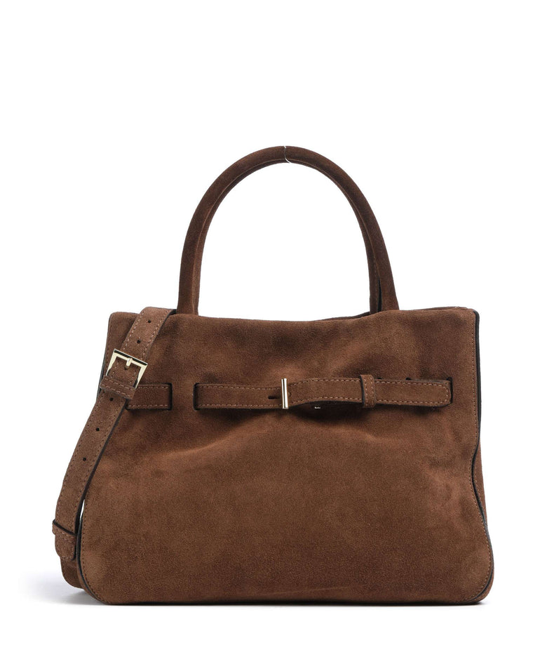 Abro Suede Jill Handbag wood