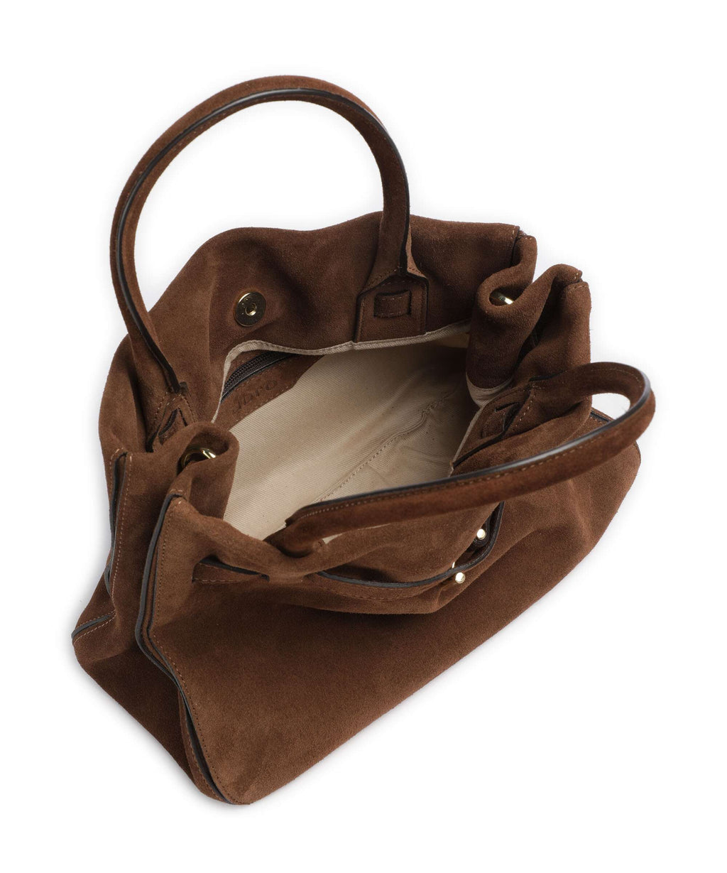 Abro Suede Jill Handbag wood