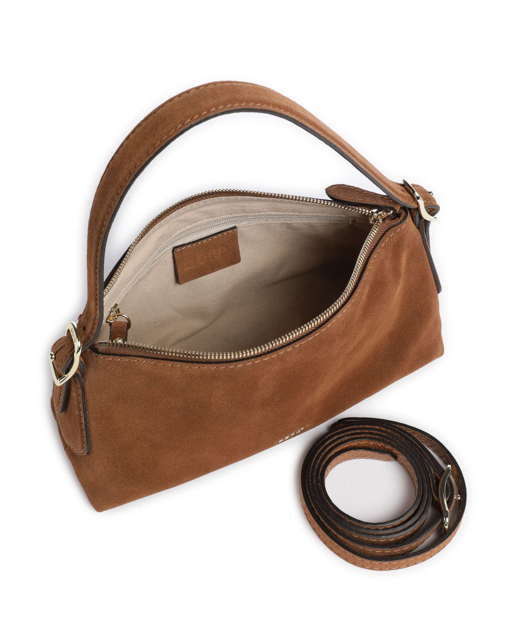 Abro Suede Carina Shoulder bag cuoio