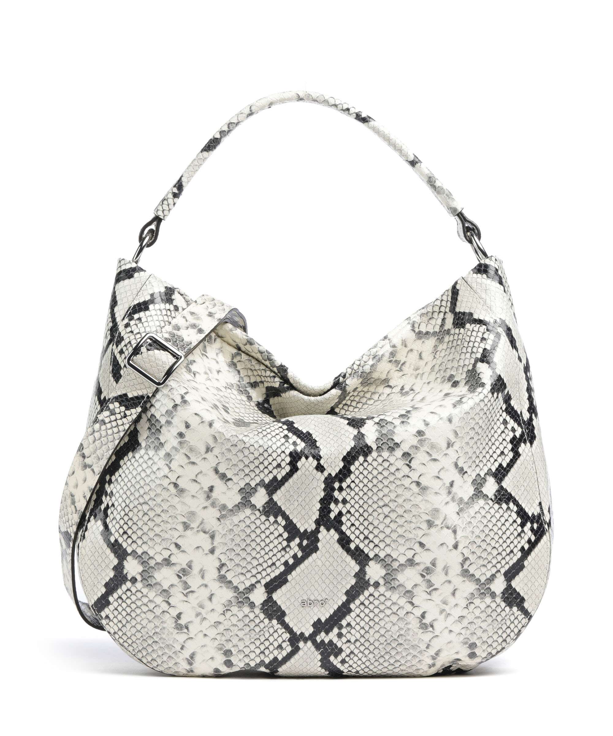 Abro Pitone Mia Hobo bag beige