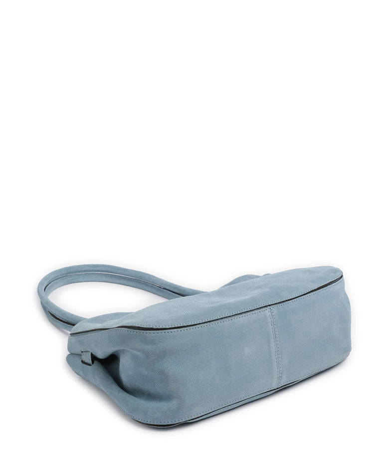 Abro Suede Jill Shoulder bag sapphire