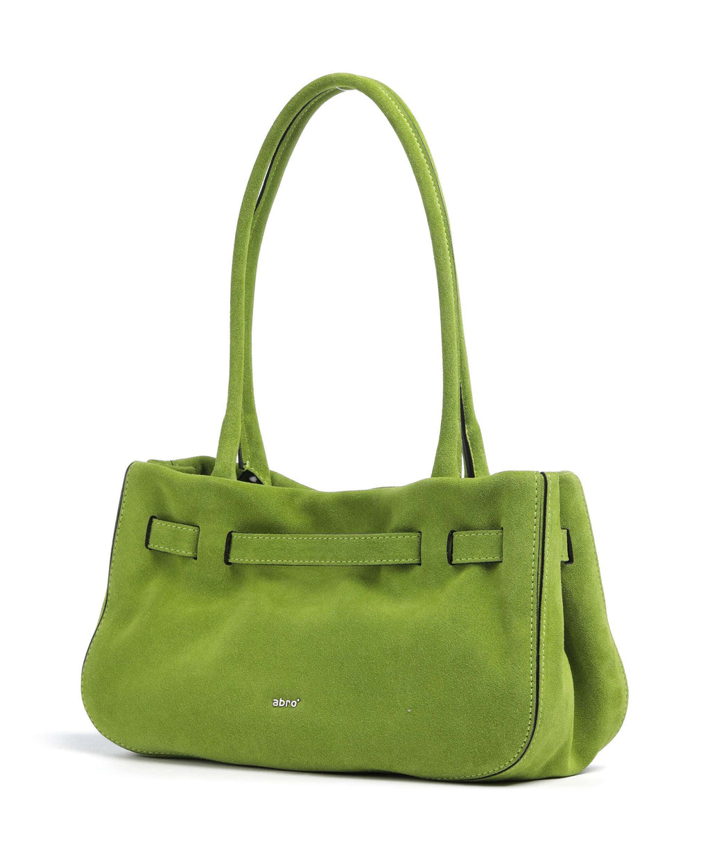 Abro Suede Jill Shoulder bag lime