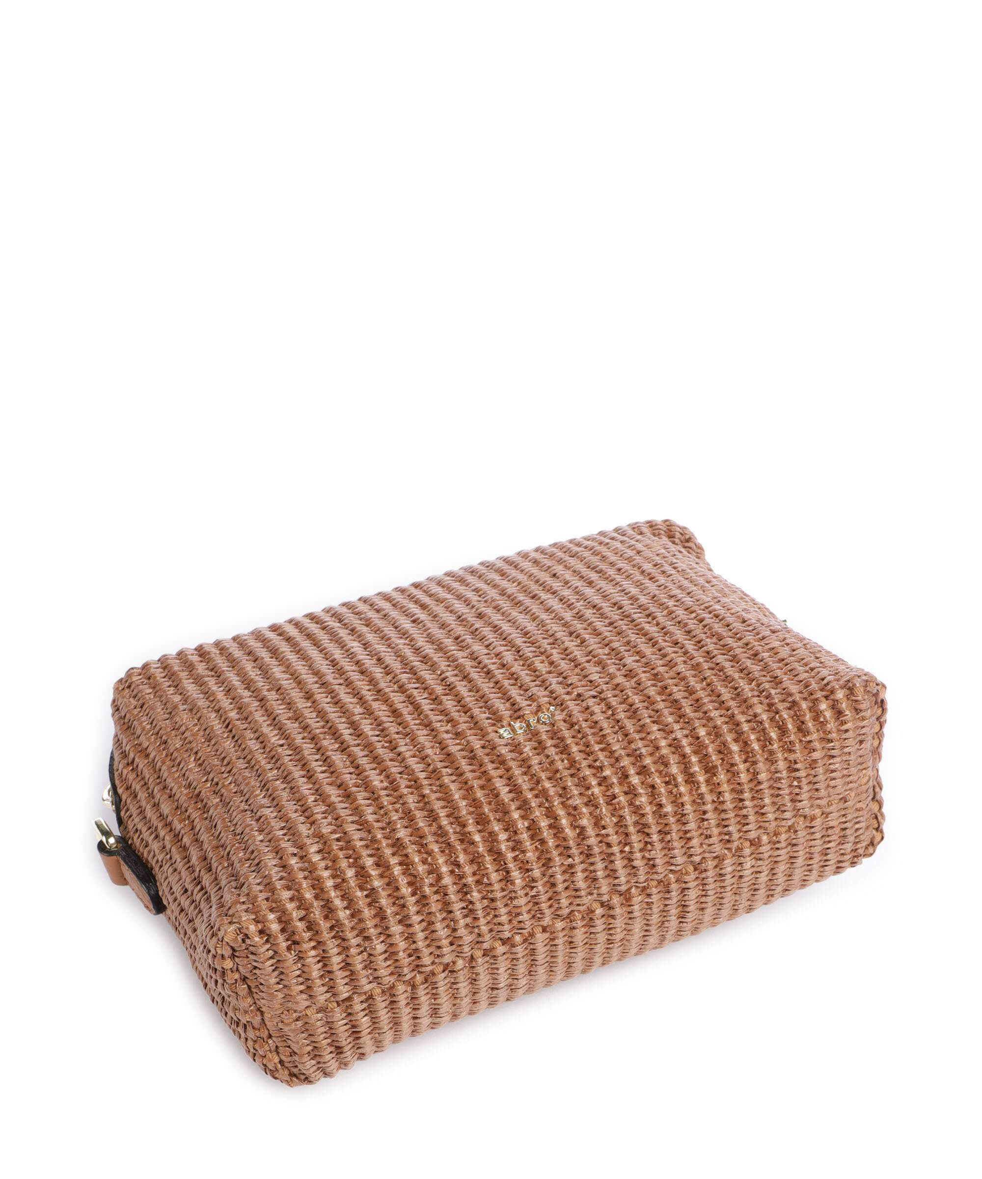 Abro Raffia Kaia Crossbody bag caramel/cognac
