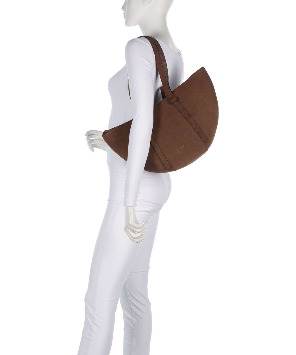 Abro Suede Cosmo Medium Tote bag wood