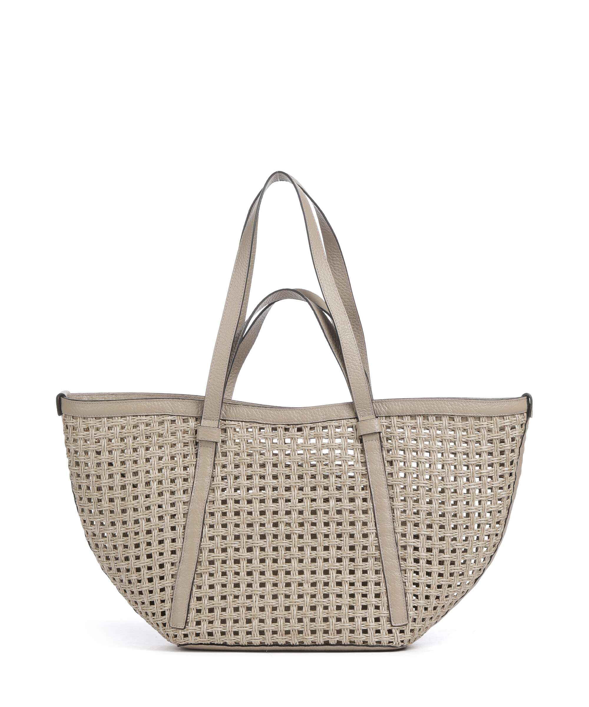 Abro Raffia Net Cosmo Large Tote bag sahara