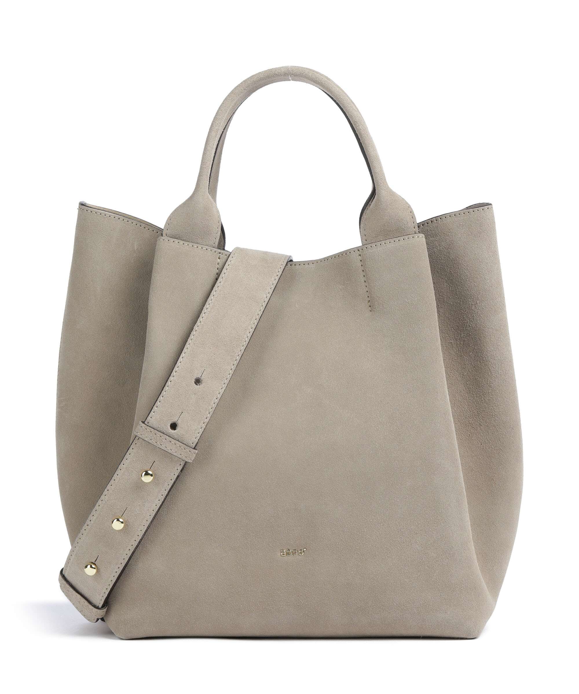 Abro Suede Essential Medium Handbag siena