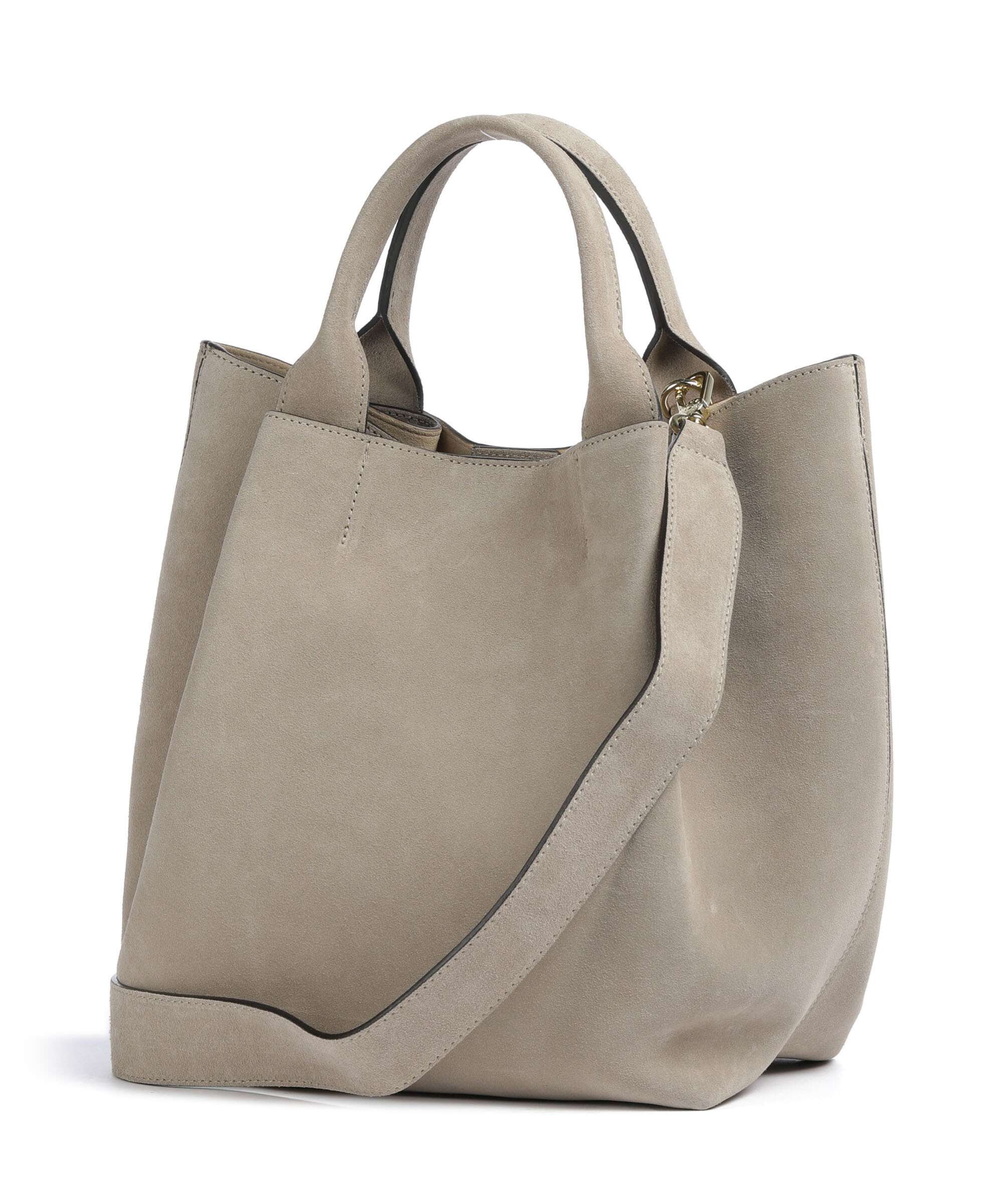 Abro Suede Essential Medium Handbag siena