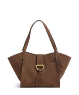 Abro Suede Temi Tote bag wood