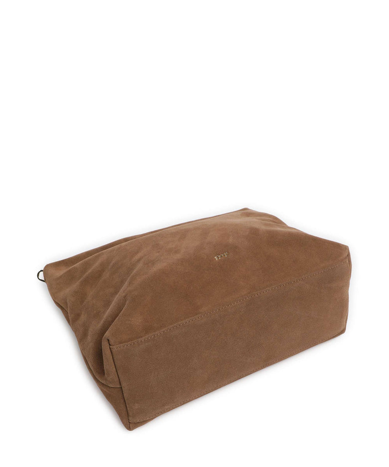 Abro Suede Kaia Hobo bag camel
