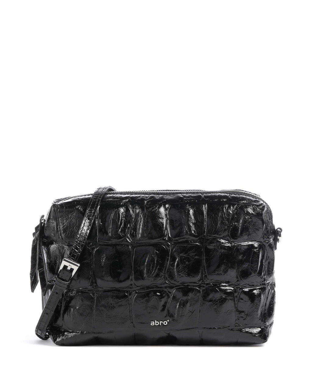 Abro Maxxi Cocco Kaia Crossbody bag black/nickel