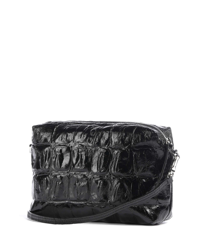 Abro Maxxi Cocco Kaia Crossbody bag black/nickel