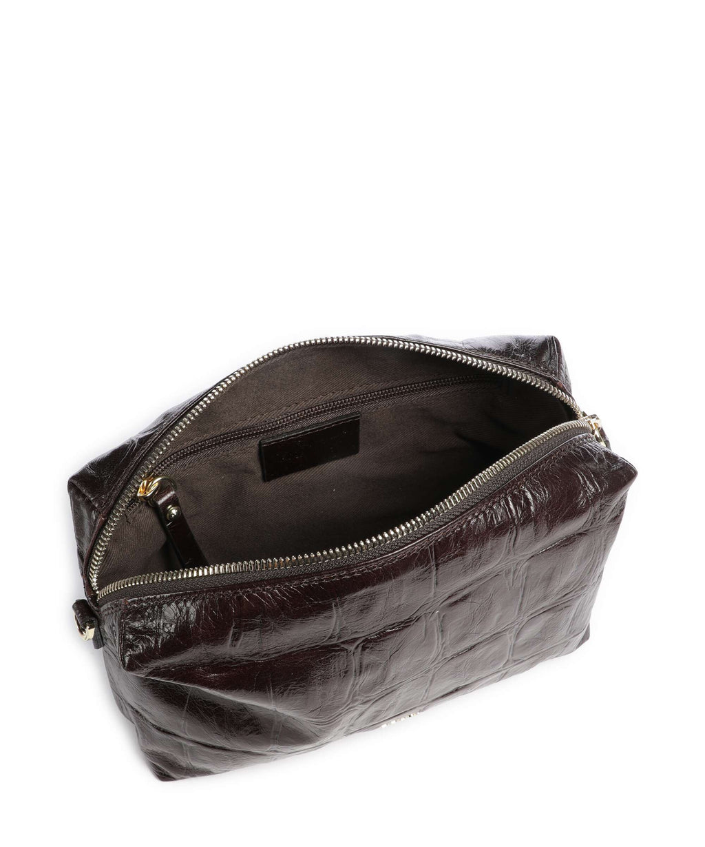 Abro Maxxi Cocco Kaia Crossbody bag dark brown
