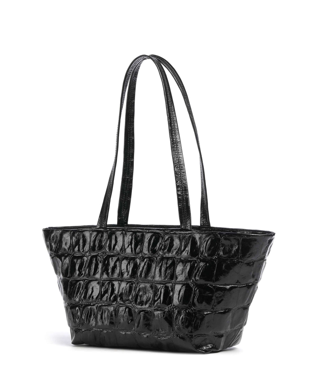 Abro Maxxi Cocco Alba Tote bag black/nickel