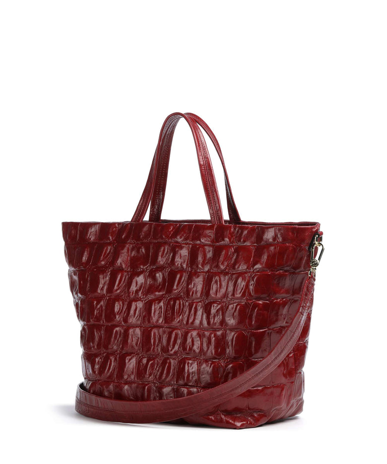 Abro Maxxi Cocco Alba Handbag ruby