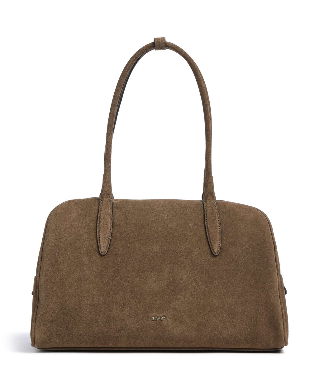 Abro Suede Amara Shoulder bag khaki