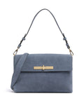 Abro Suede Twist Shoulder bag jeans