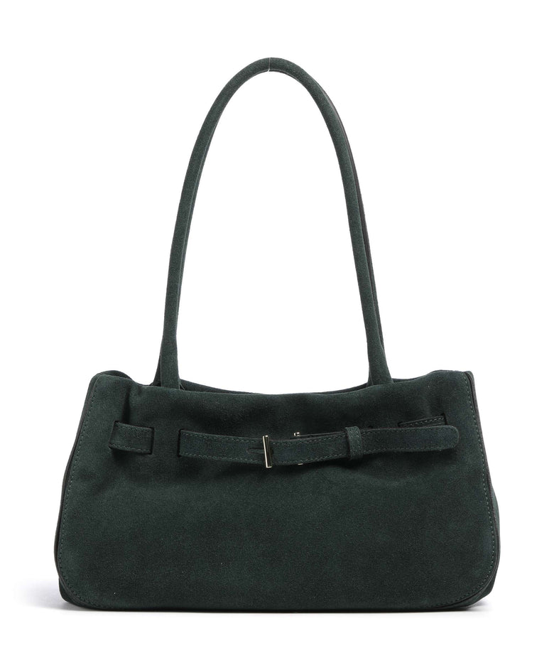 Abro Suede Jill Shoulder bag green