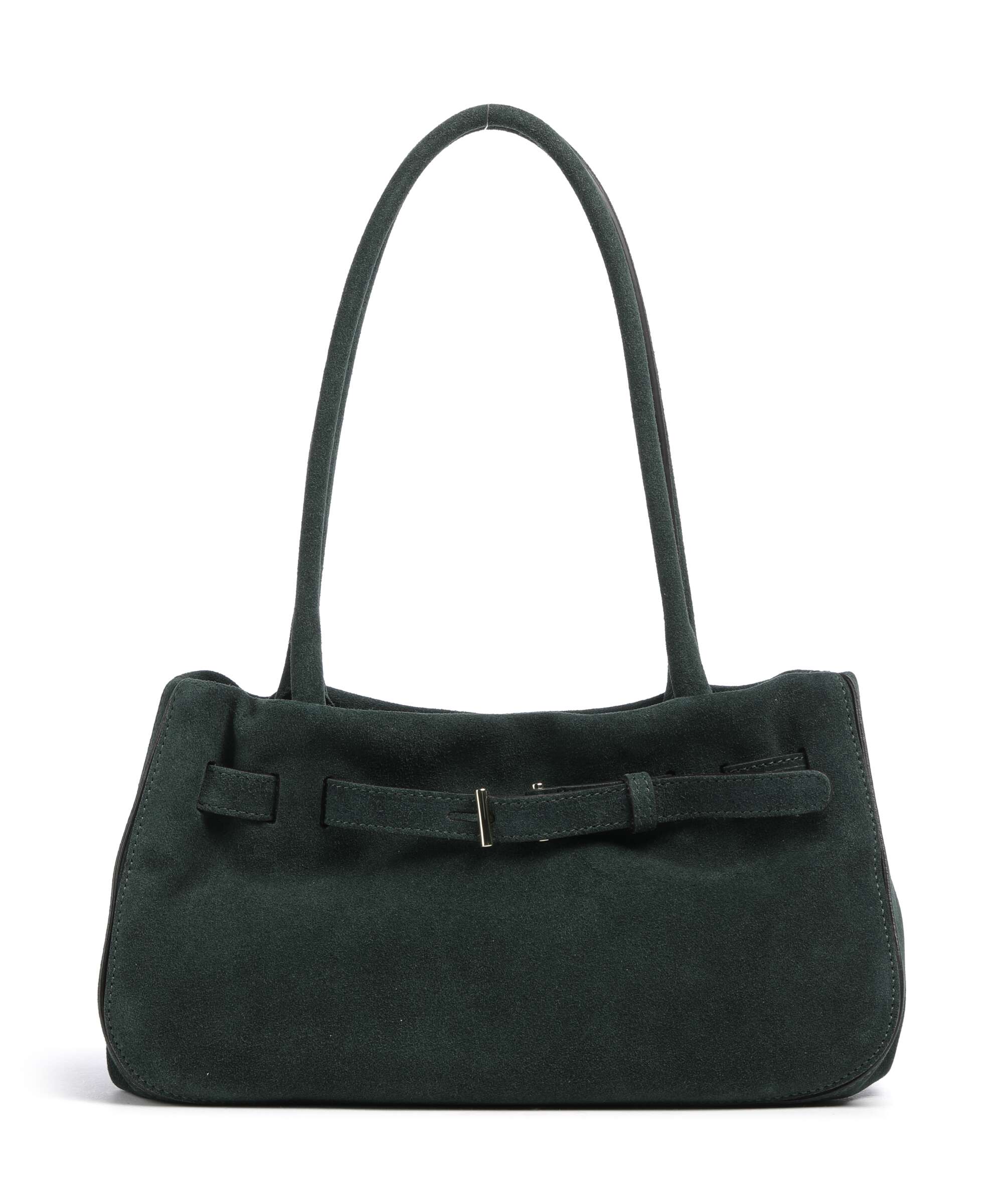Abro Suede Jill Shoulder bag green