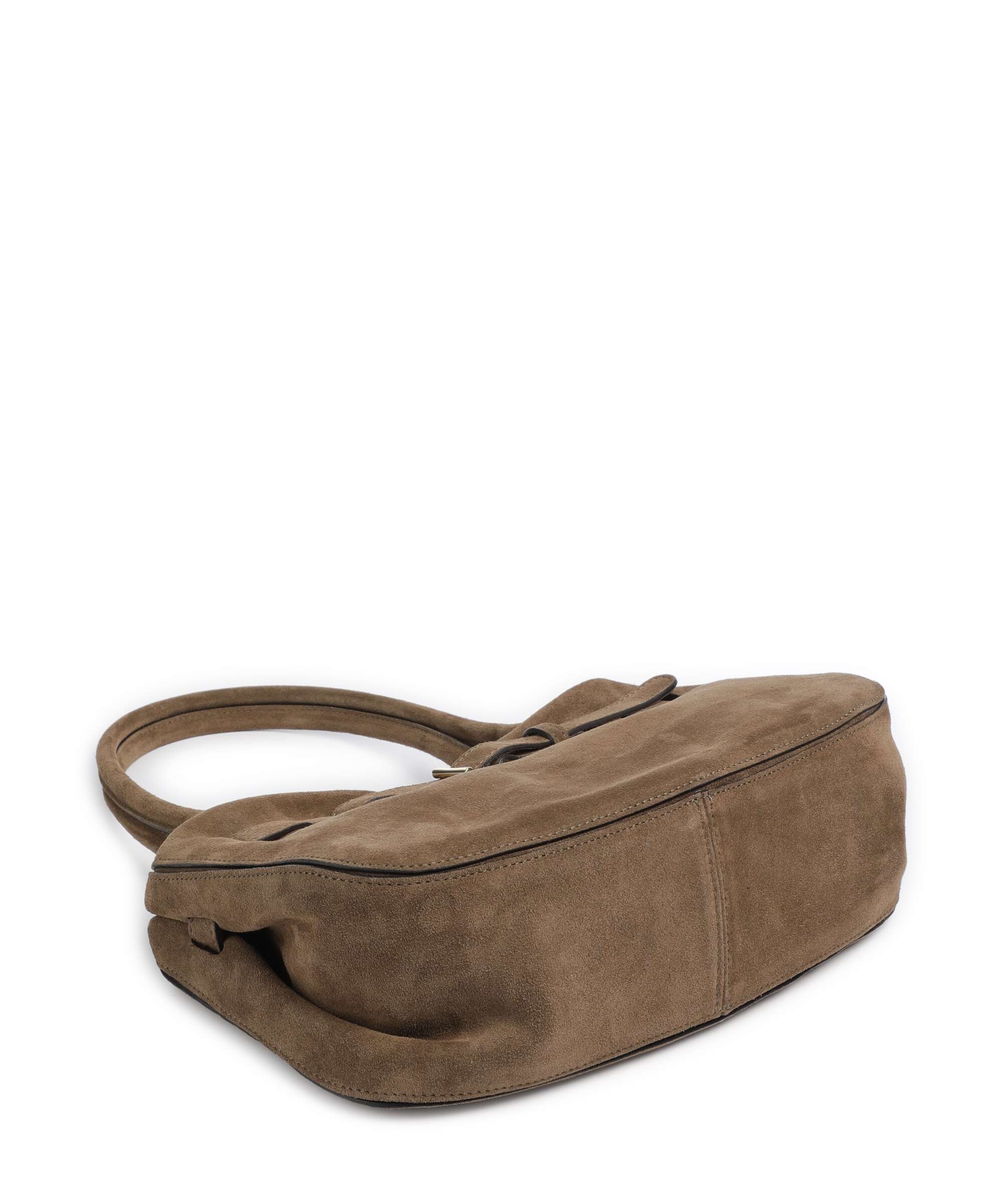 Abro Suede Jill Shoulder bag khaki