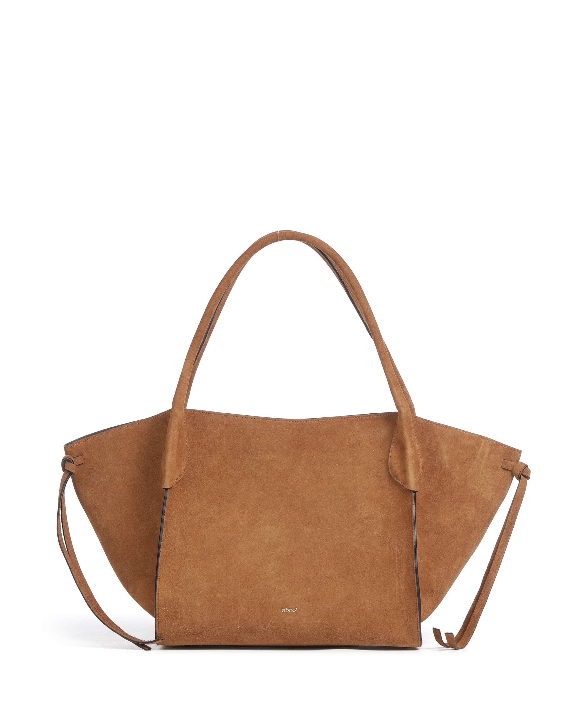 Abro Suede Vibe Big Tote bag cuoio