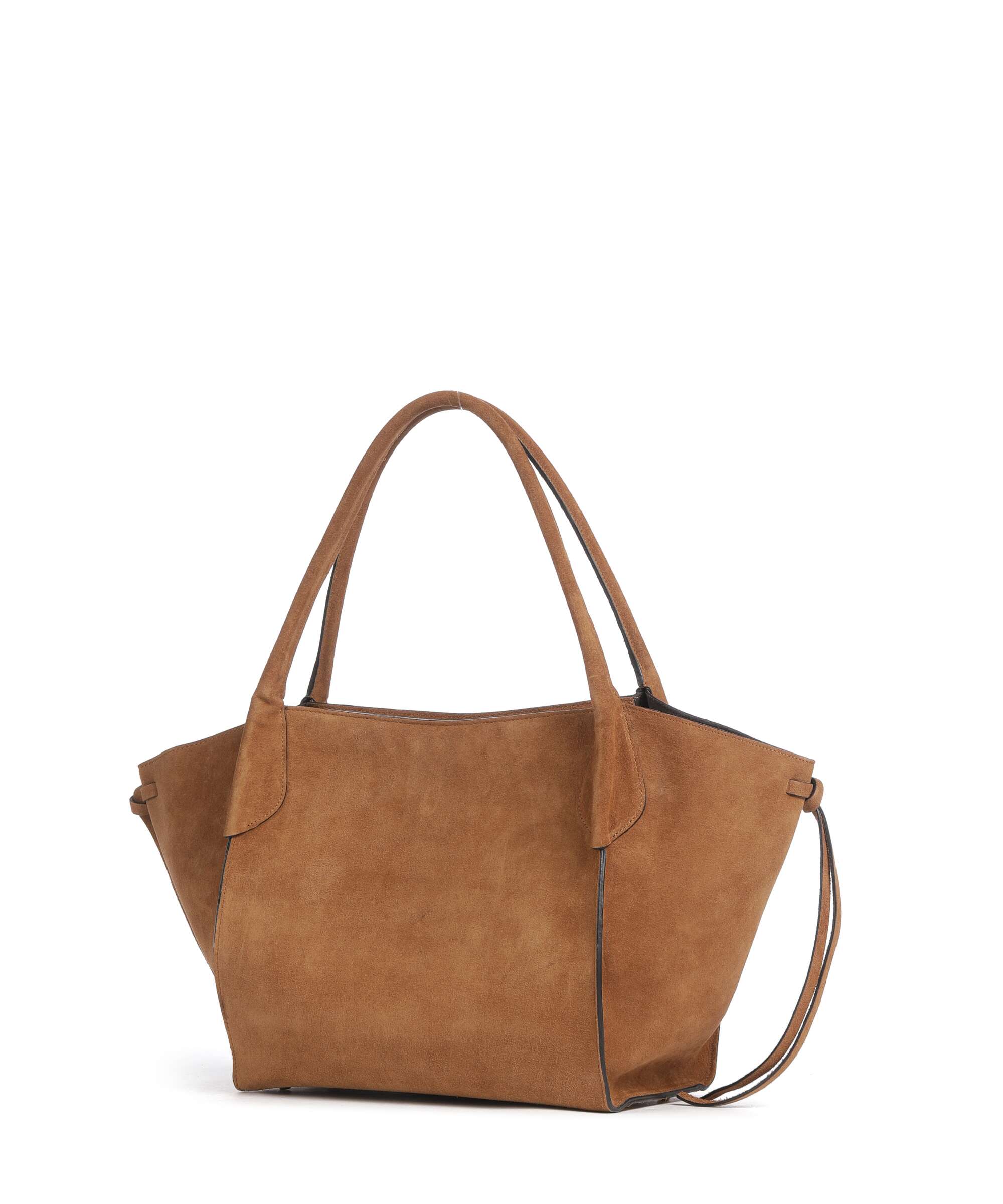 Abro Suede Vibe Big Tote bag cuoio
