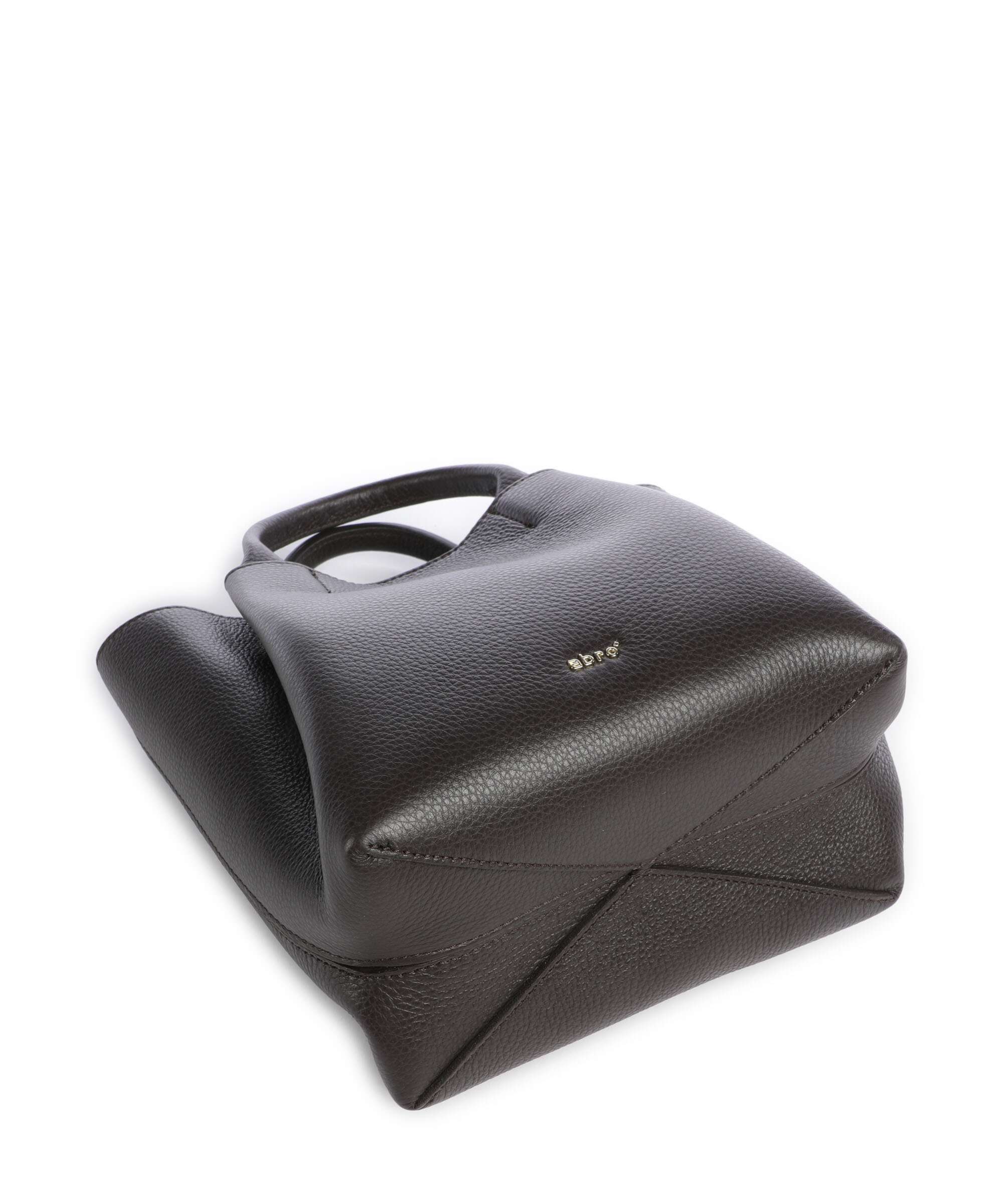 Abro Agave Essential Small Handbag dark brown