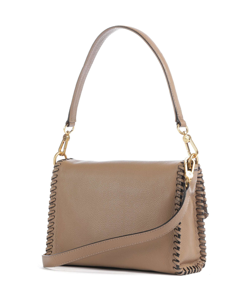 Abro Dalia Temi Stitch Shoulder bag cappuccino