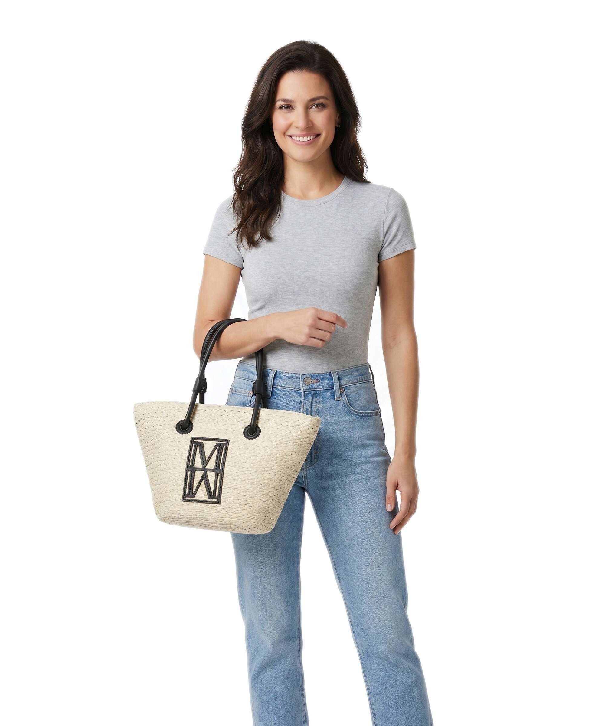 Marc O'Polo Joana Handbag light raffia