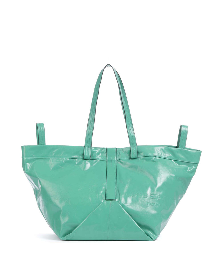 Liebeskind Elvira Paper Touch Crinkle L Tote bag jade
