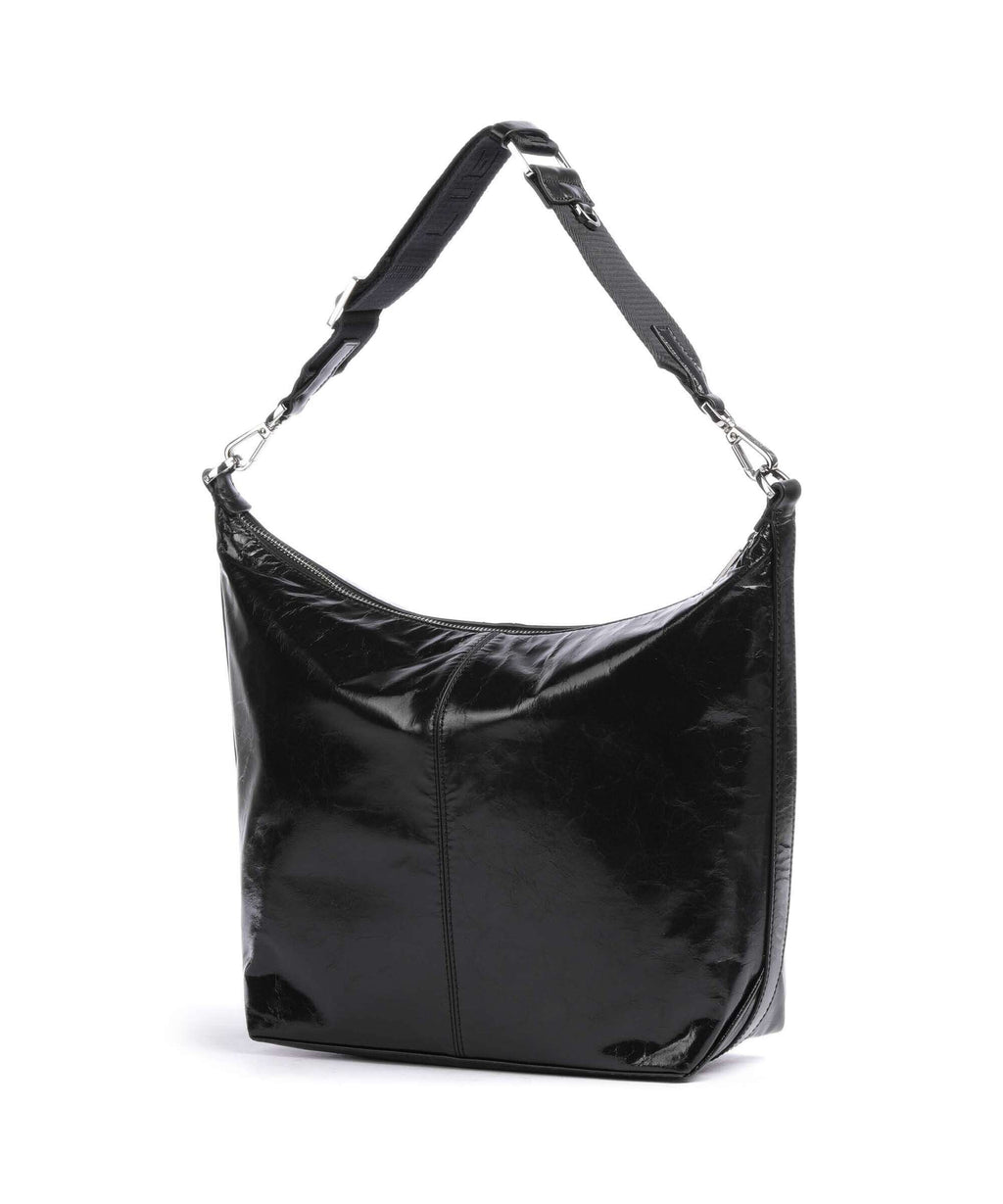 Liebeskind Paris 4 Paper Touch Crinkle M Hobo bag black