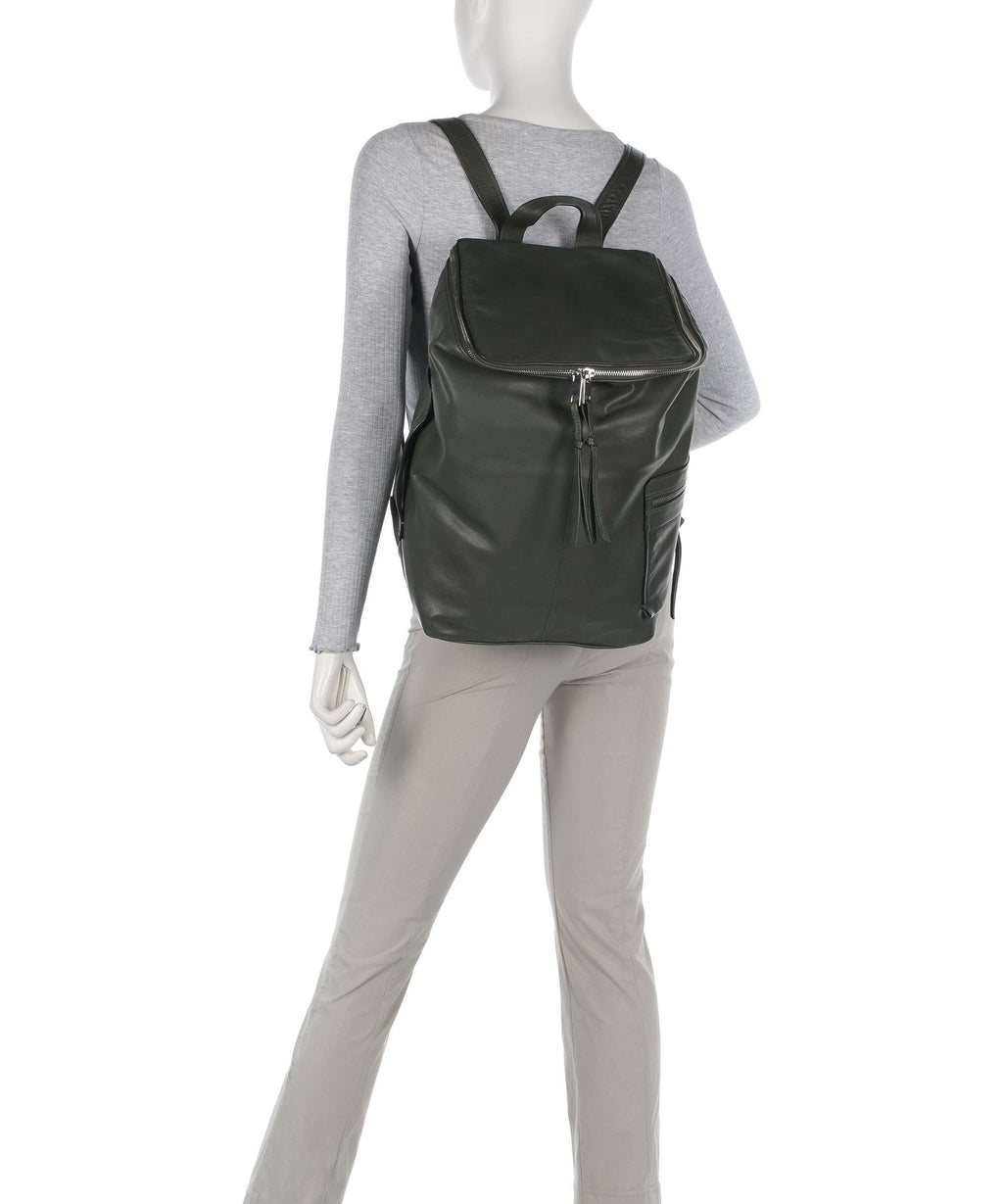Liebeskind Hera Sheep Natural L Backpack cypress green