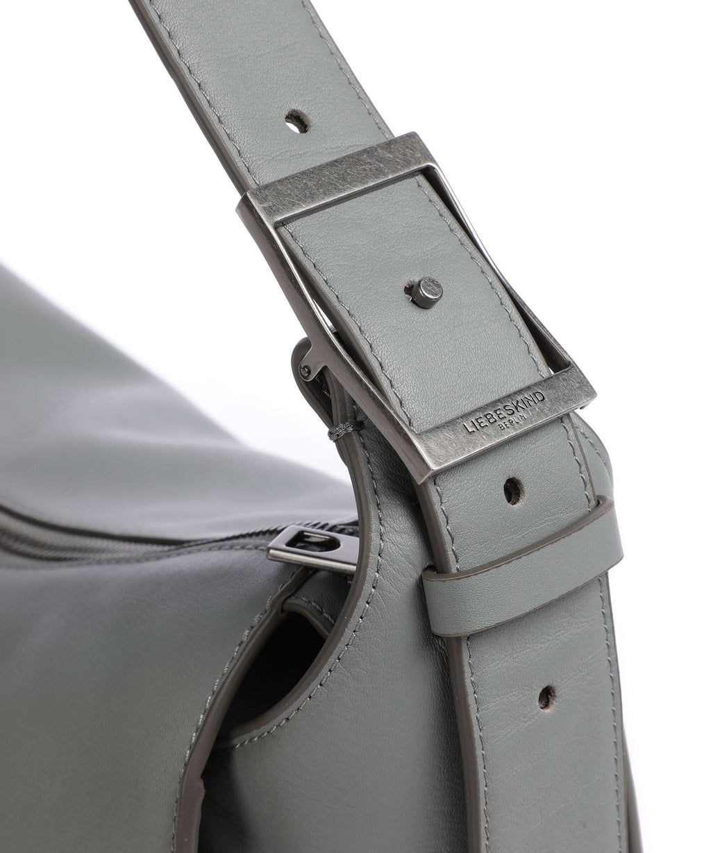 Liebeskind Lou Calf Optic M Hobo bag grigio