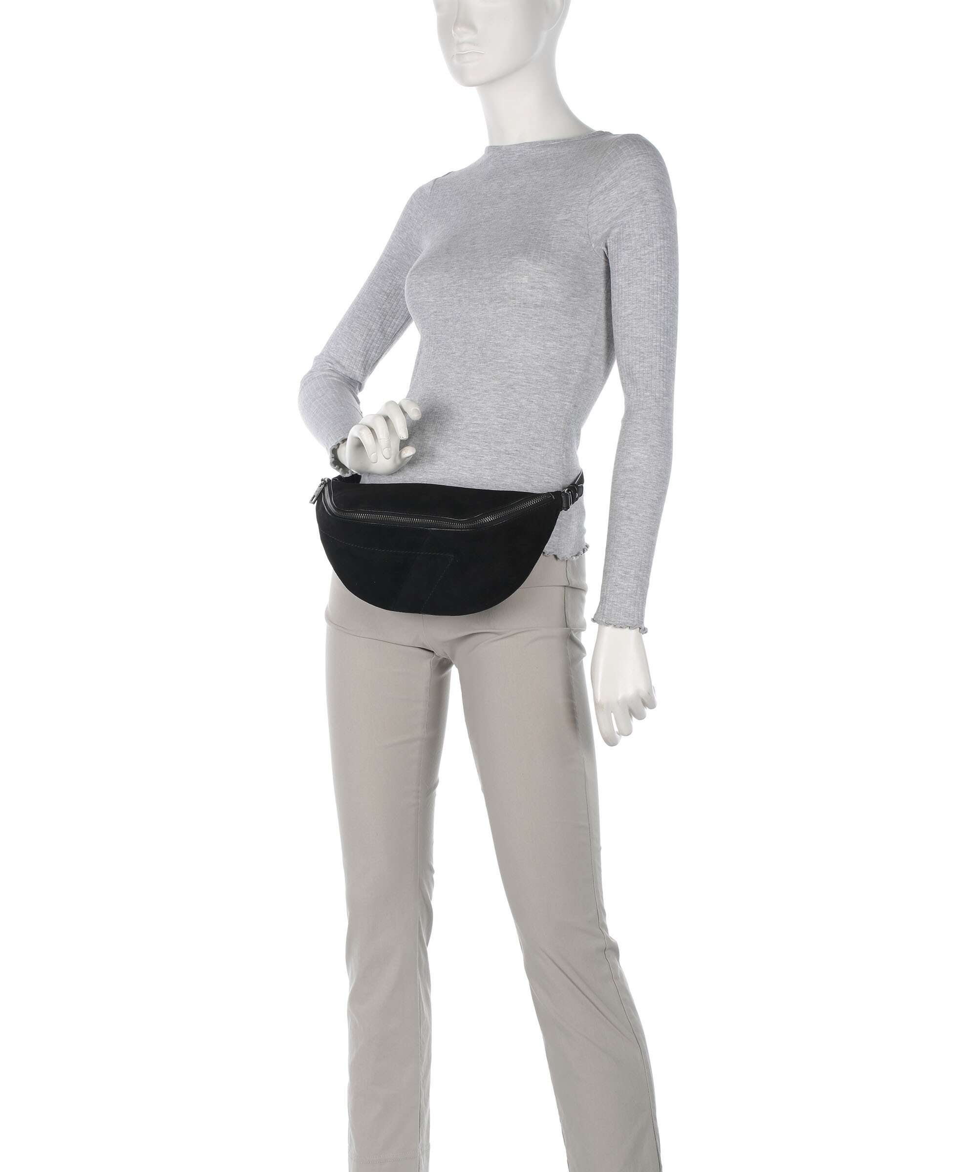 Liebeskind Edda Promo Suede M Belt bag black