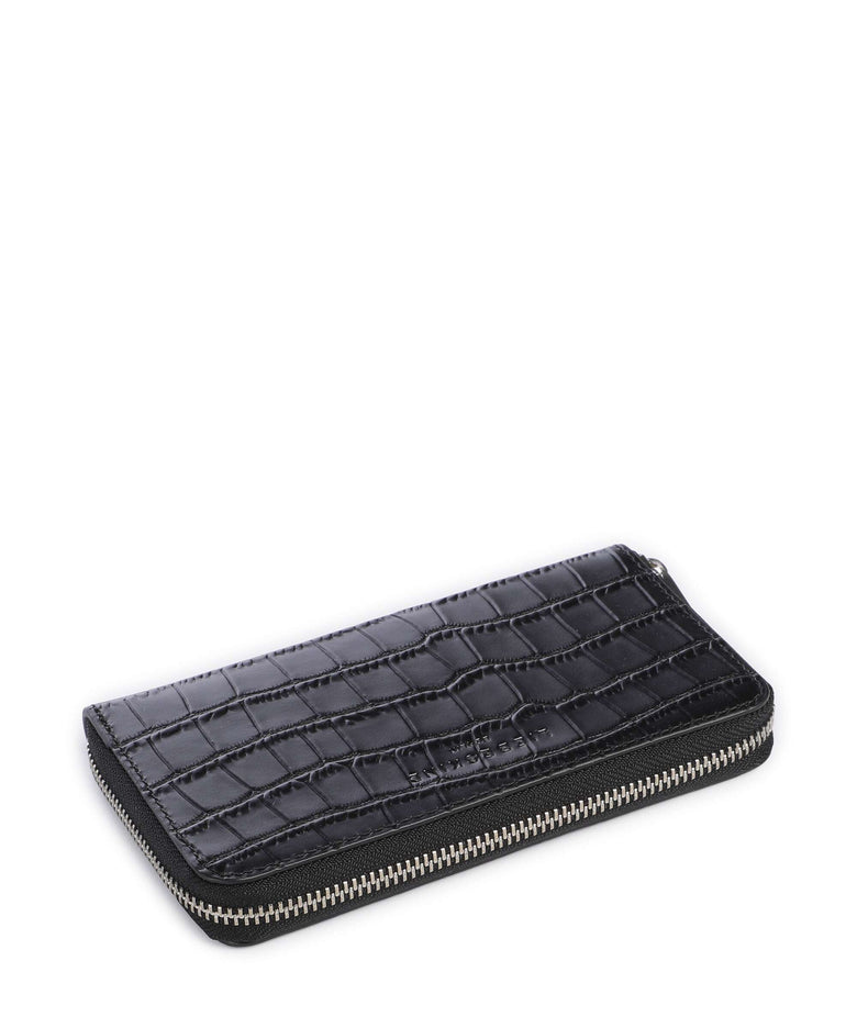 Liebeskind Lou 2 Frieda New Croco RFID Wallet black