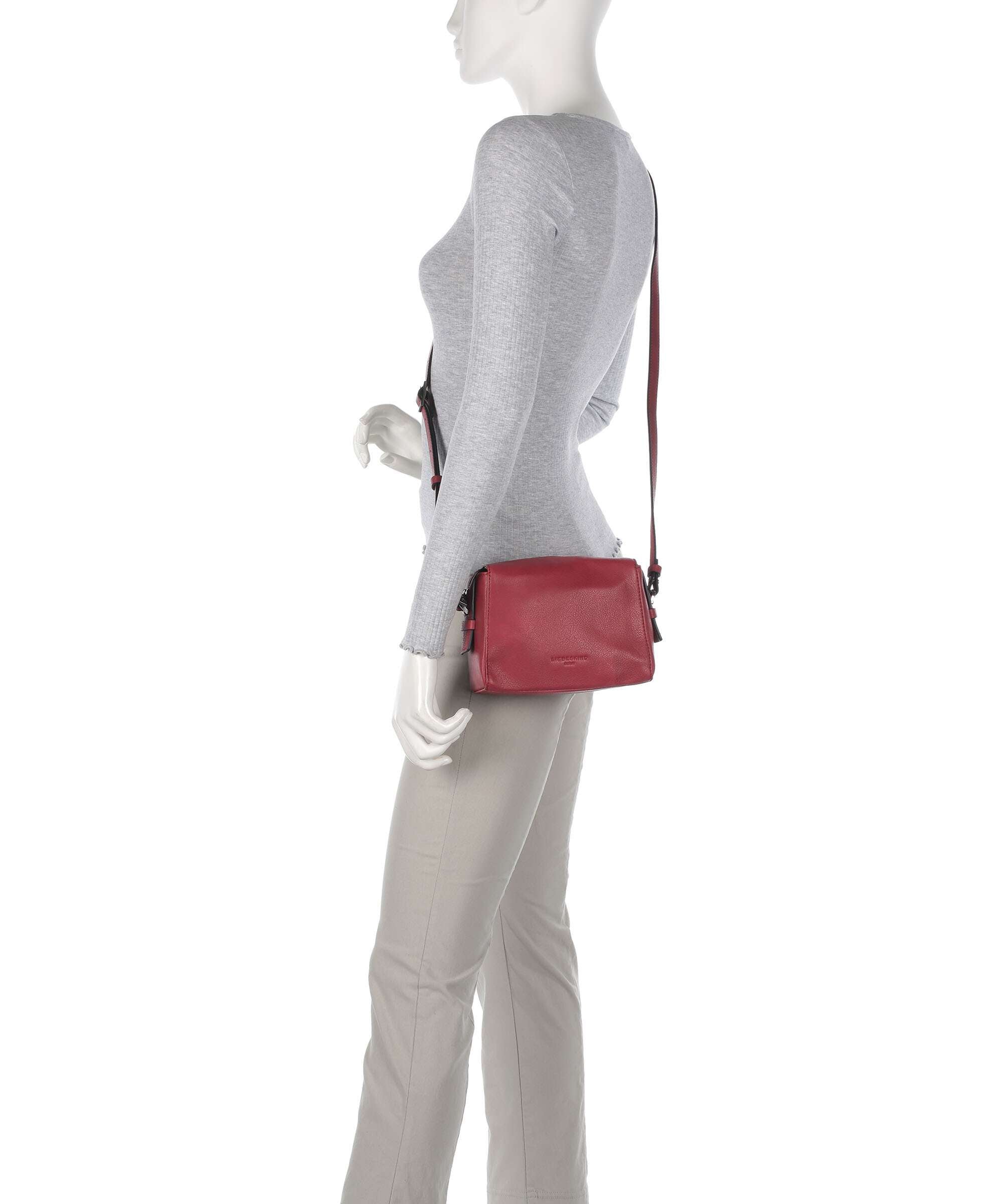 Liebeskind Lou 2 3D Leather S Crossbody bag berry