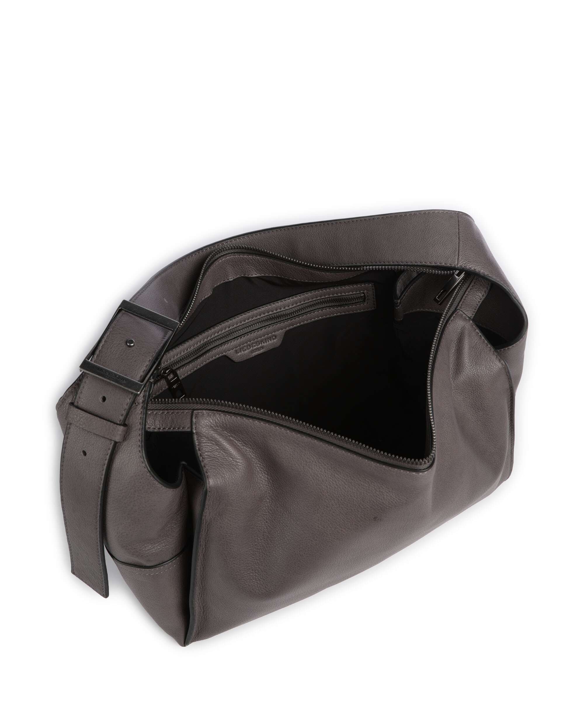 Liebeskind Lou 2 3D Leather M Hobo bag iron