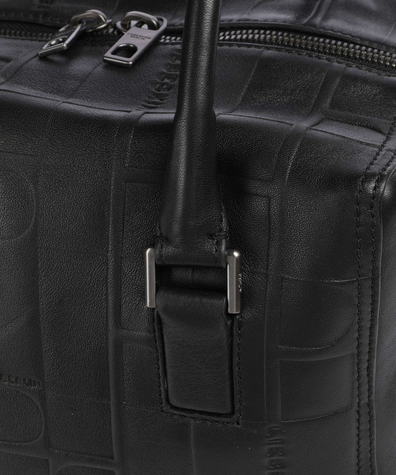 Liebeskind Kayla Monogram Sheep Natural M Handbag black