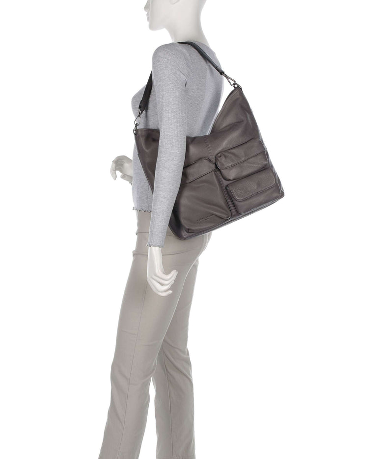 Liebeskind LK 204 3D Leather M Hobo bag iron