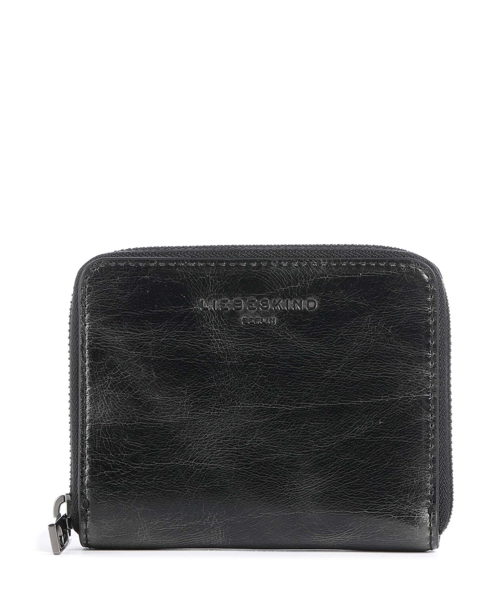 Liebeskind Conny Lack Distressed Wallet dark stone