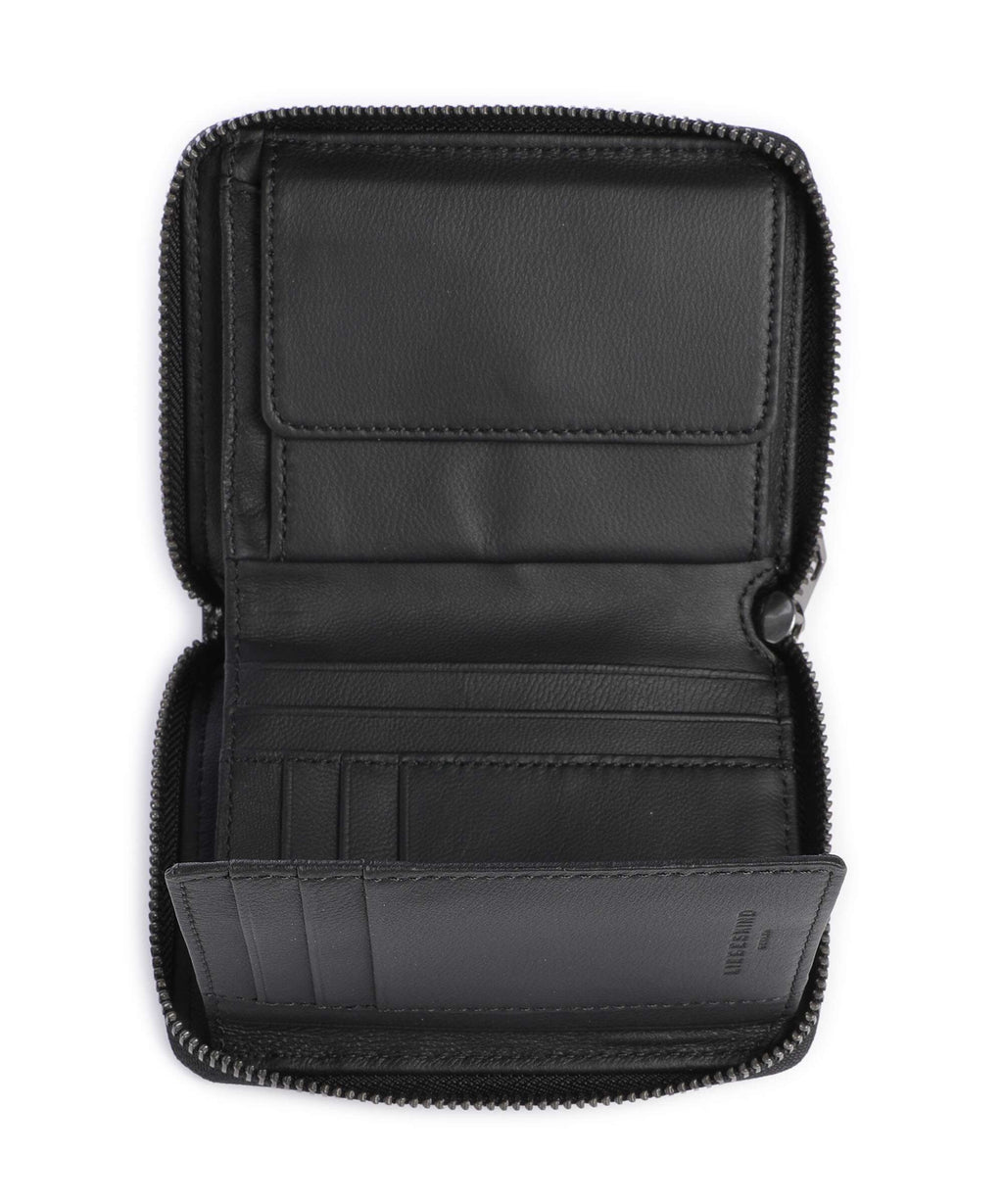 Liebeskind Conny Lack Distressed Wallet dark stone