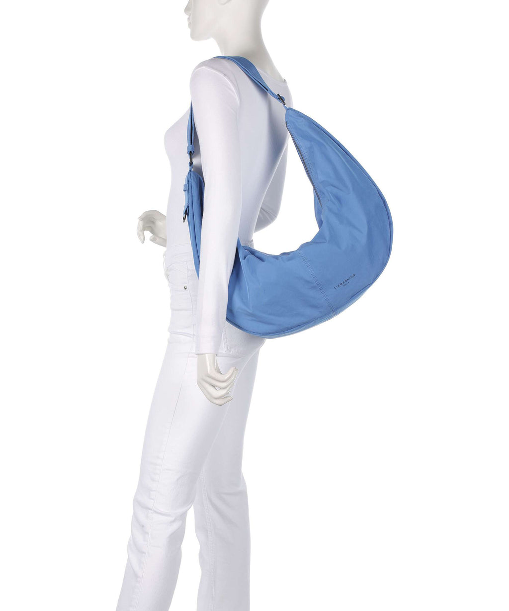 Liebeskind Moon Nylon L Hobo bag royal blue